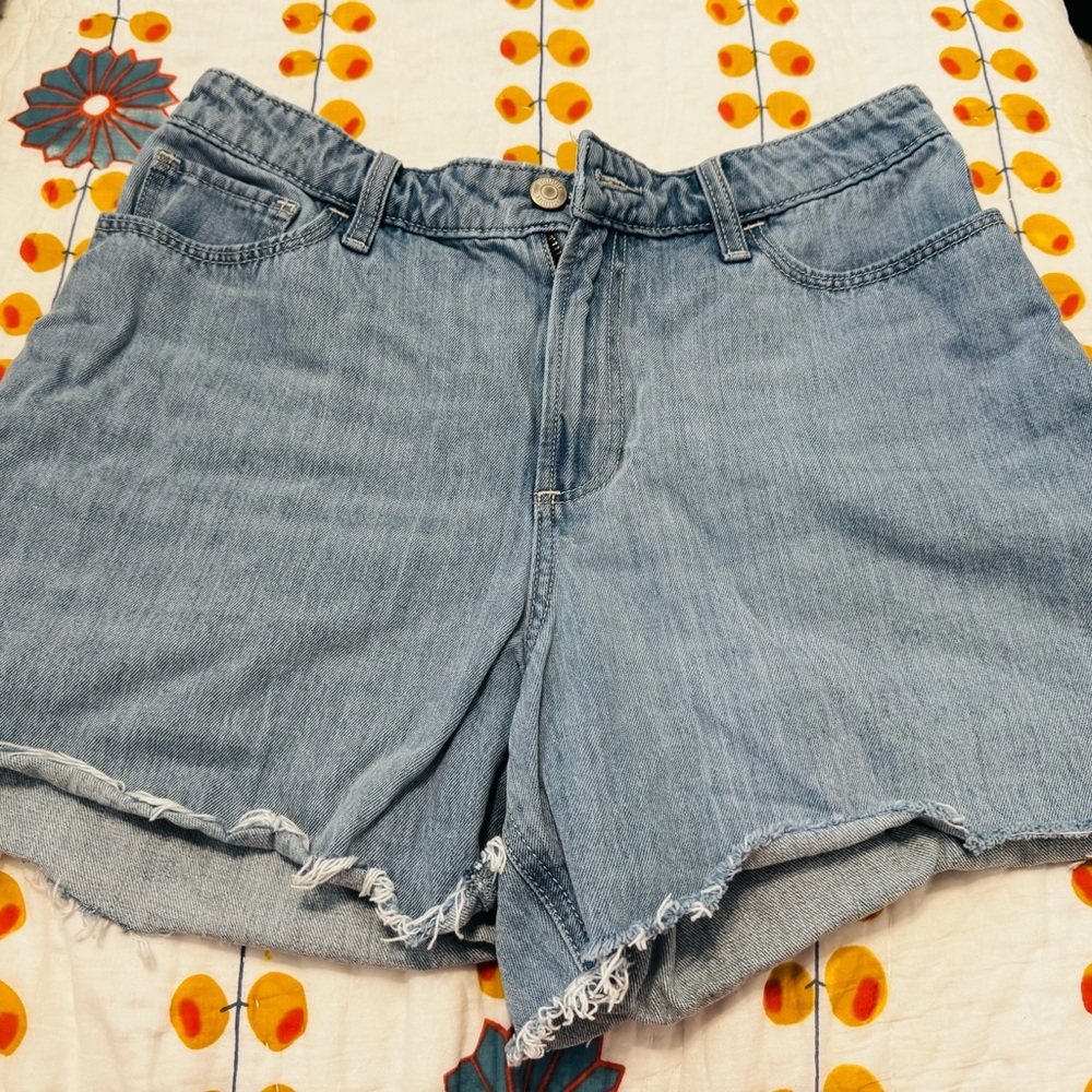 Hollister Light Blue Jean Shorts